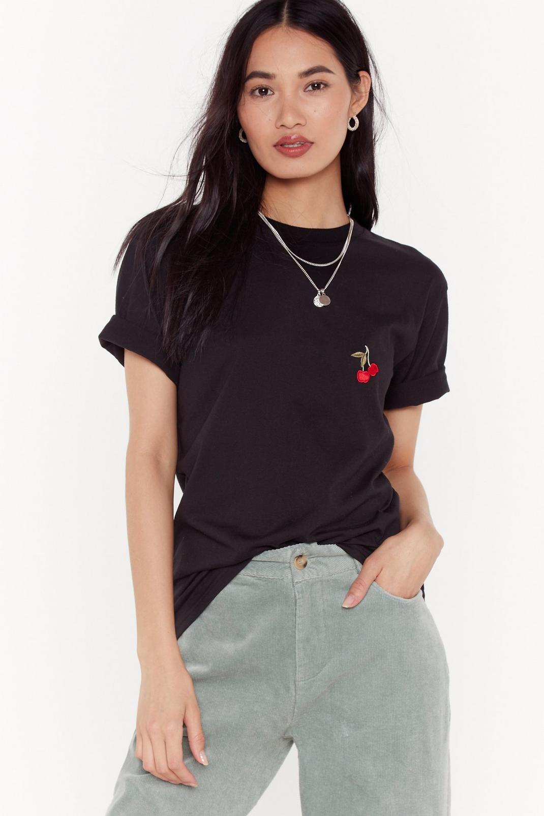 You're the Cherry Best Embroidered Tee image number 1