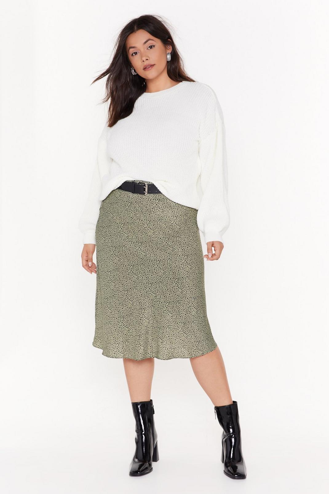 Spot Right Now Babe Plus Midi Skirt image number 1