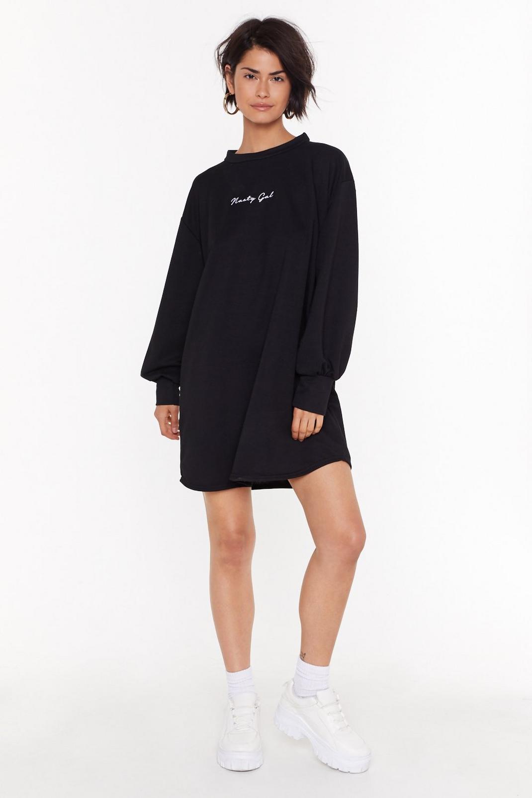 Oversized Nasty Gal Sweatshirt Mini Dress image number 1
