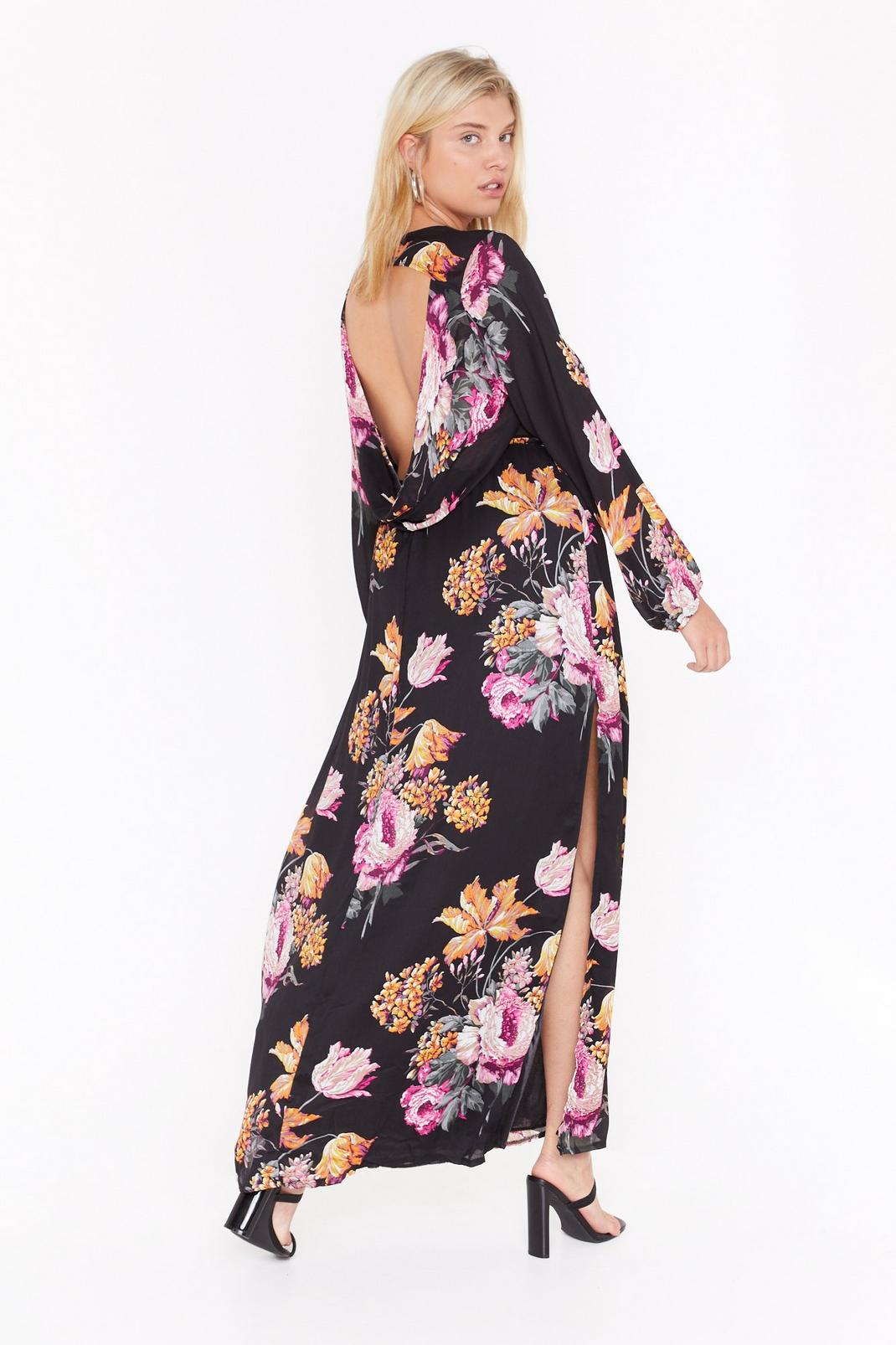 Open Invitation Floral Maxi Dress image number 1
