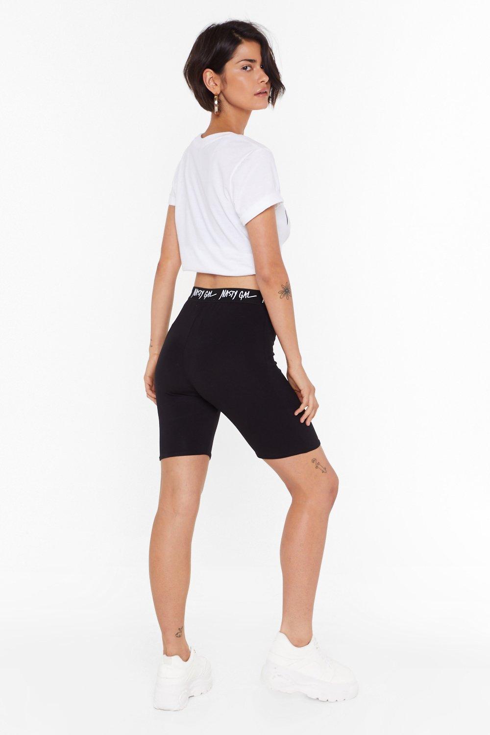 Nasty gal biker on sale shorts