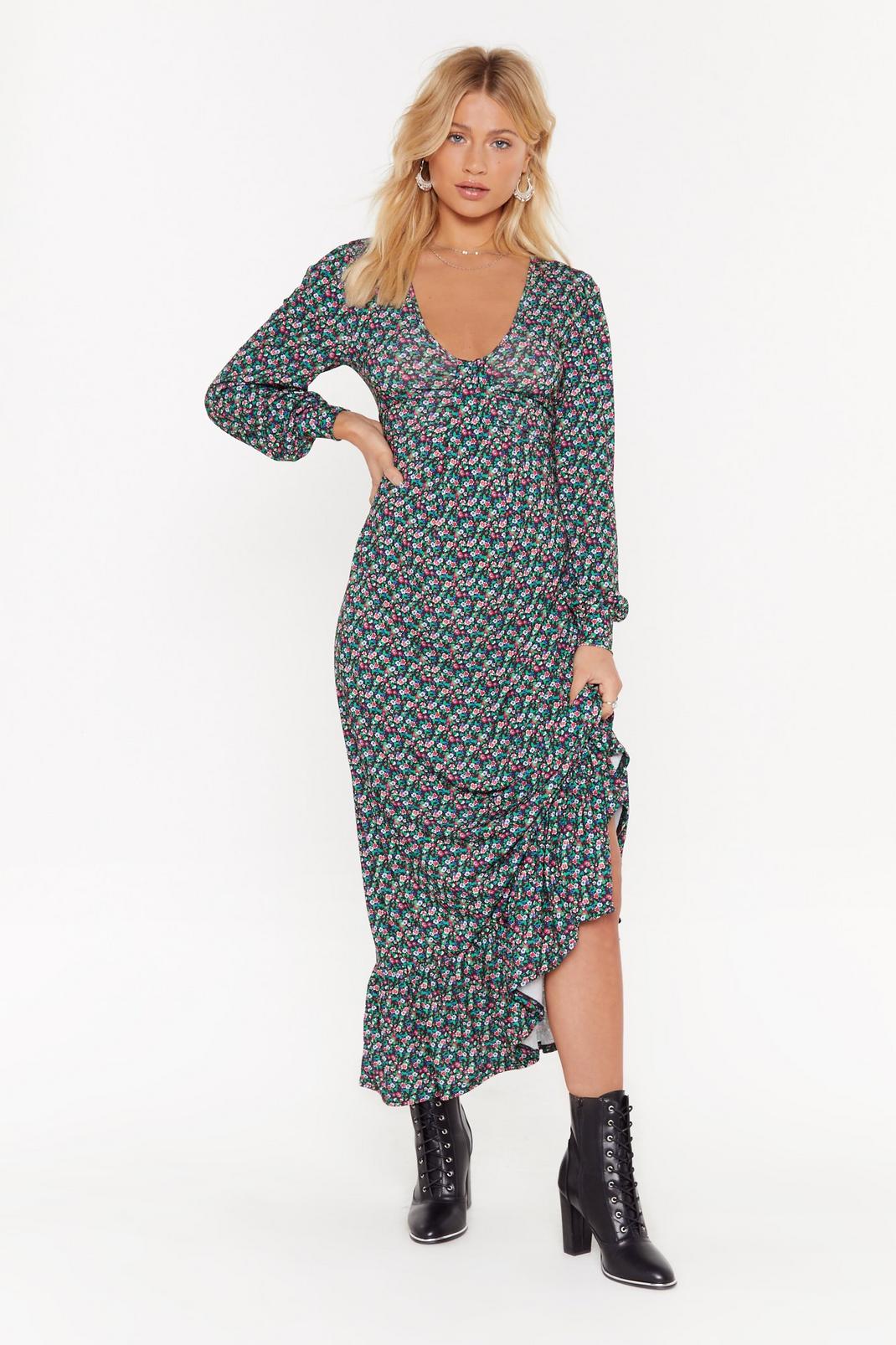 Bud Nothing Floral Maxi Dress image number 1