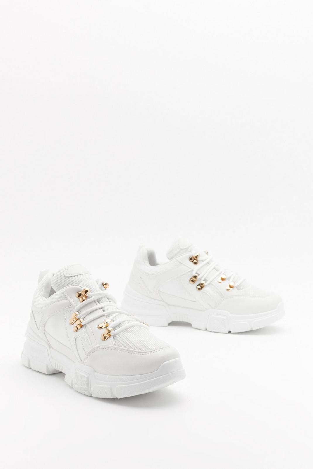 Pu hiker lace trainer image number 1