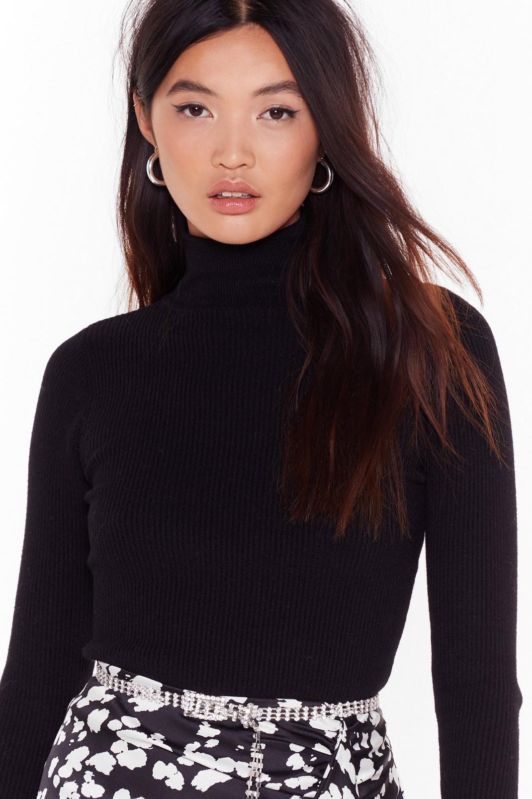 Fitted Turtleneck Sweater image number 1