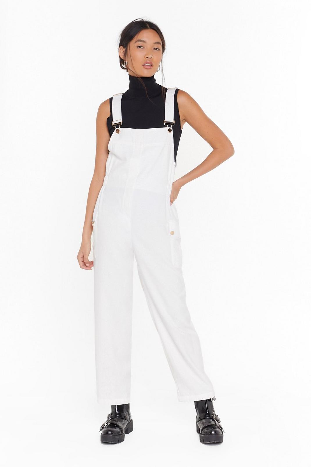 Work for It Cropped Dungarees image number 1