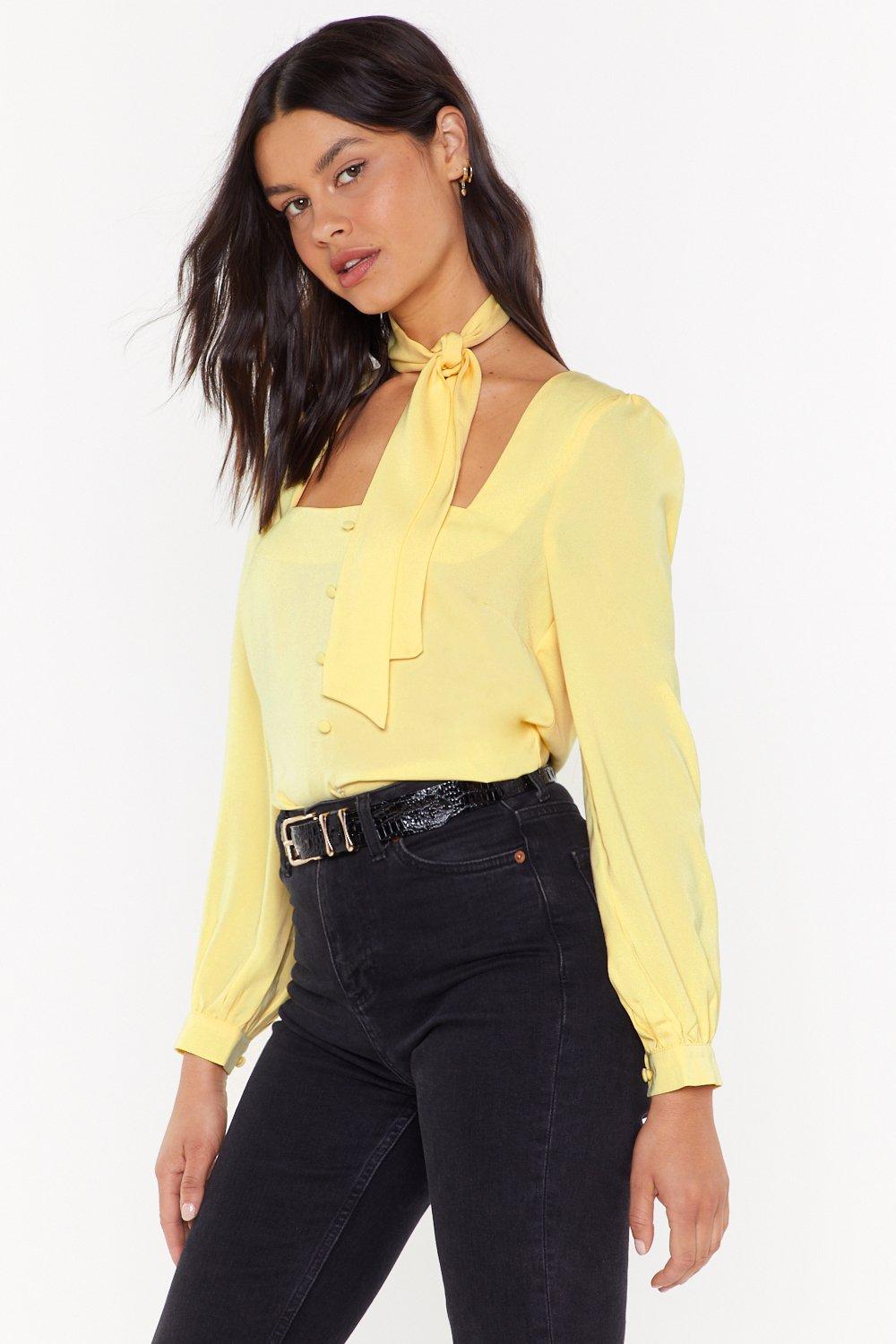 Satin square cheap neck top