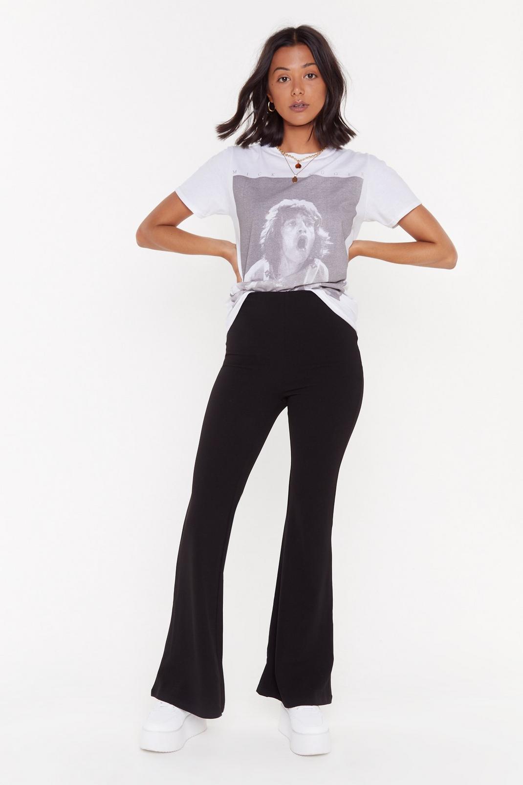 Without a Flare High-Waisted Pants image number 1