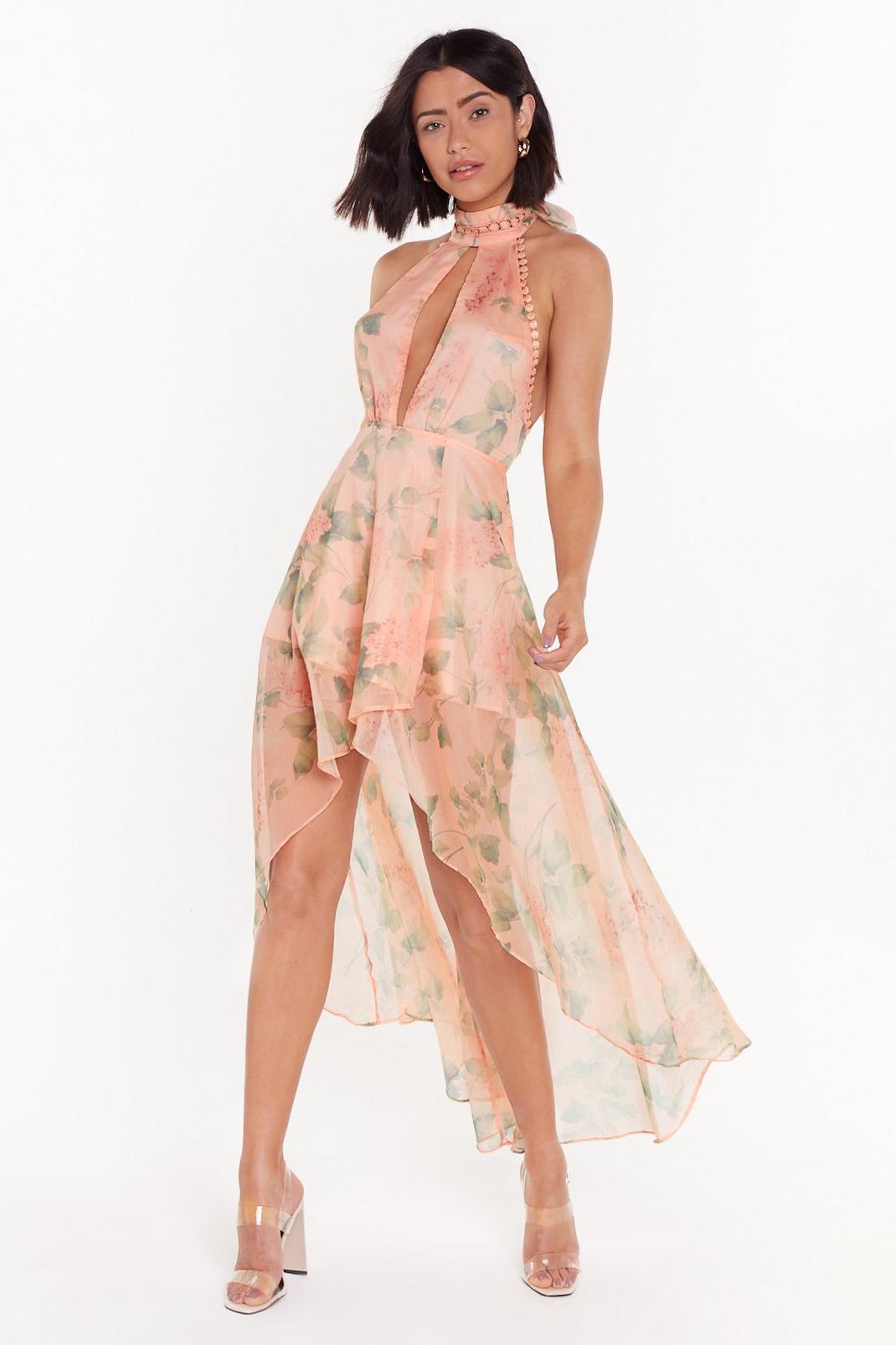 Got Your Work Cut-Out Floral Maxi Dress image number 1