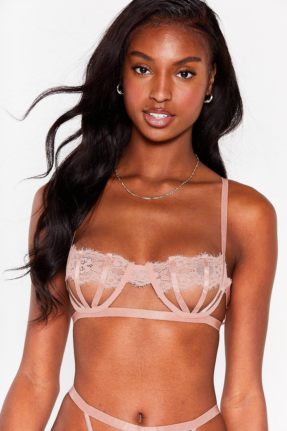 Unlock the Caged Bralette and Thong Set