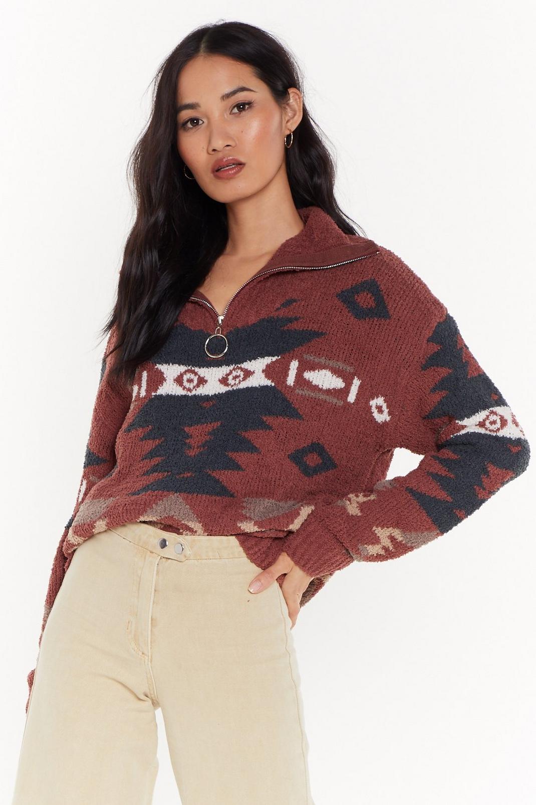 Can You Feel Knit O-Ring High Neck Jumper image number 1