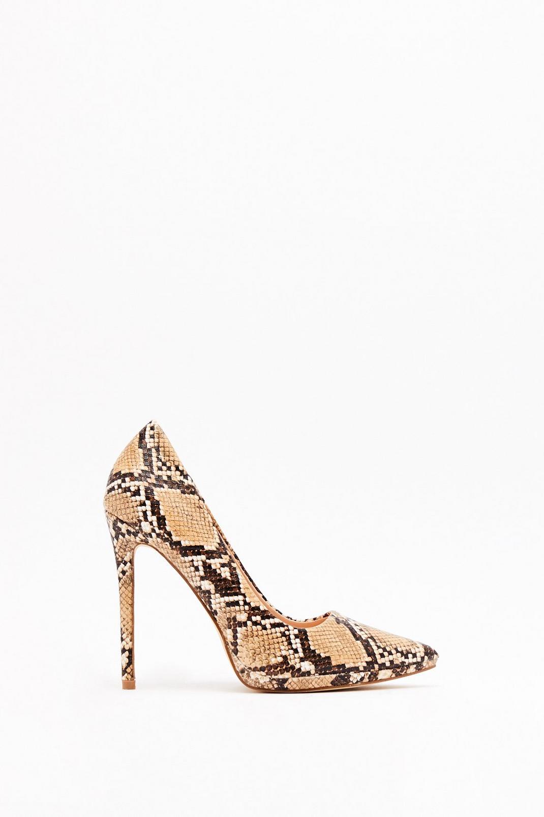 Snake Me Away Pointed Stiletto Heels image number 1