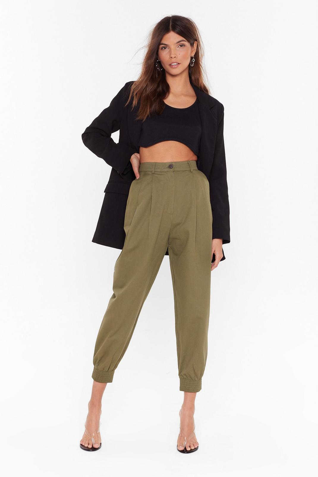 Cargo On This Way High-Waisted Trousers image number 1