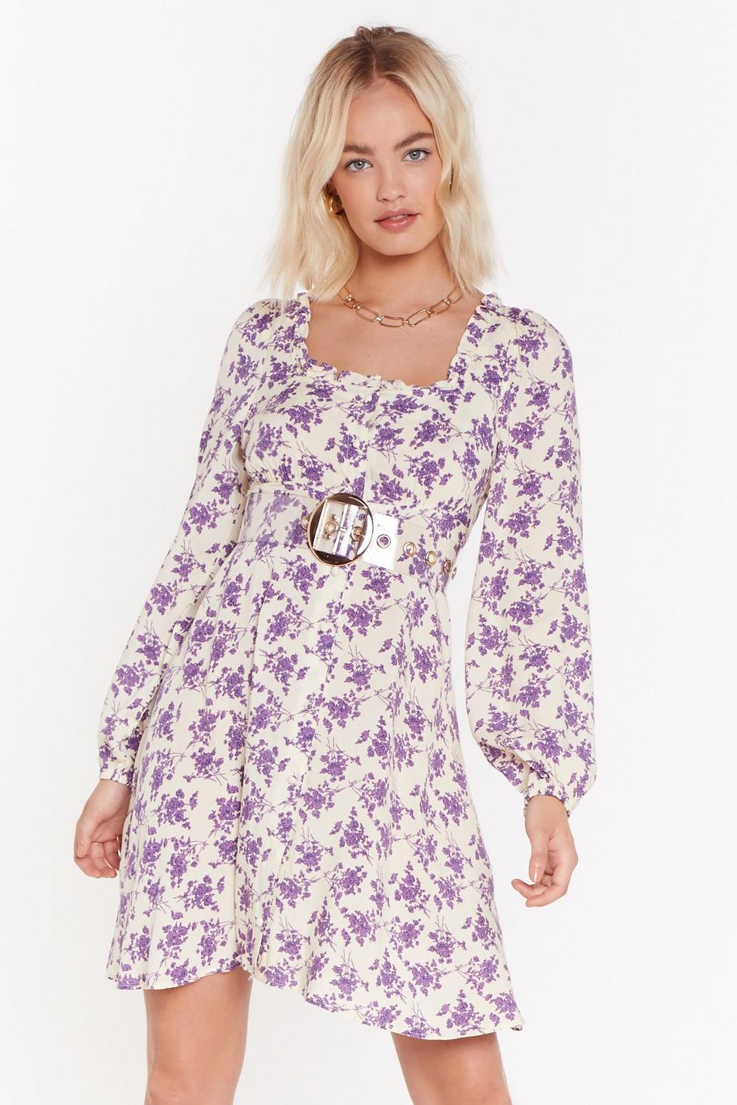Growing Off Floral Mini Dress image number 1
