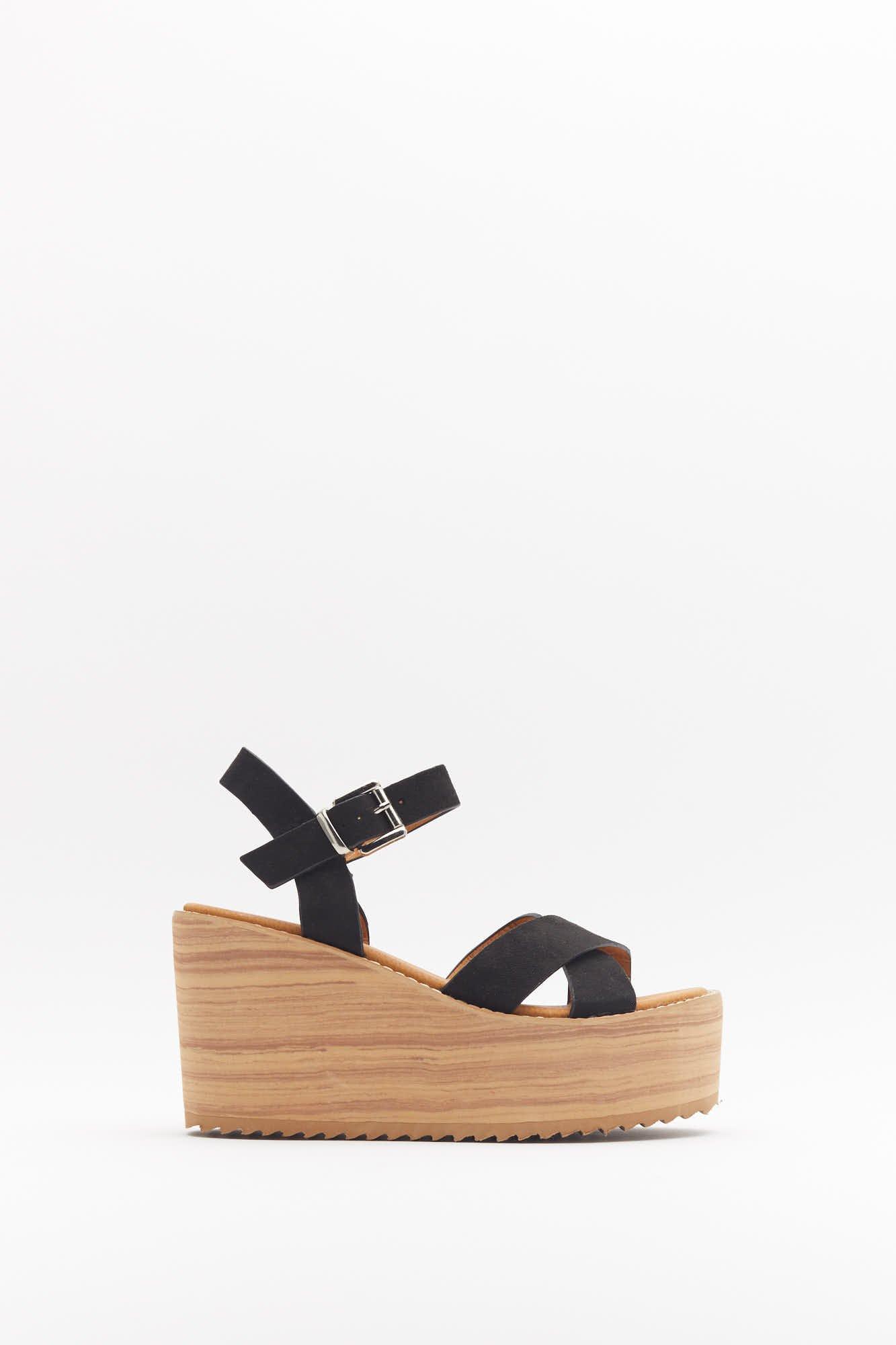 Faux suede wedges hot sale