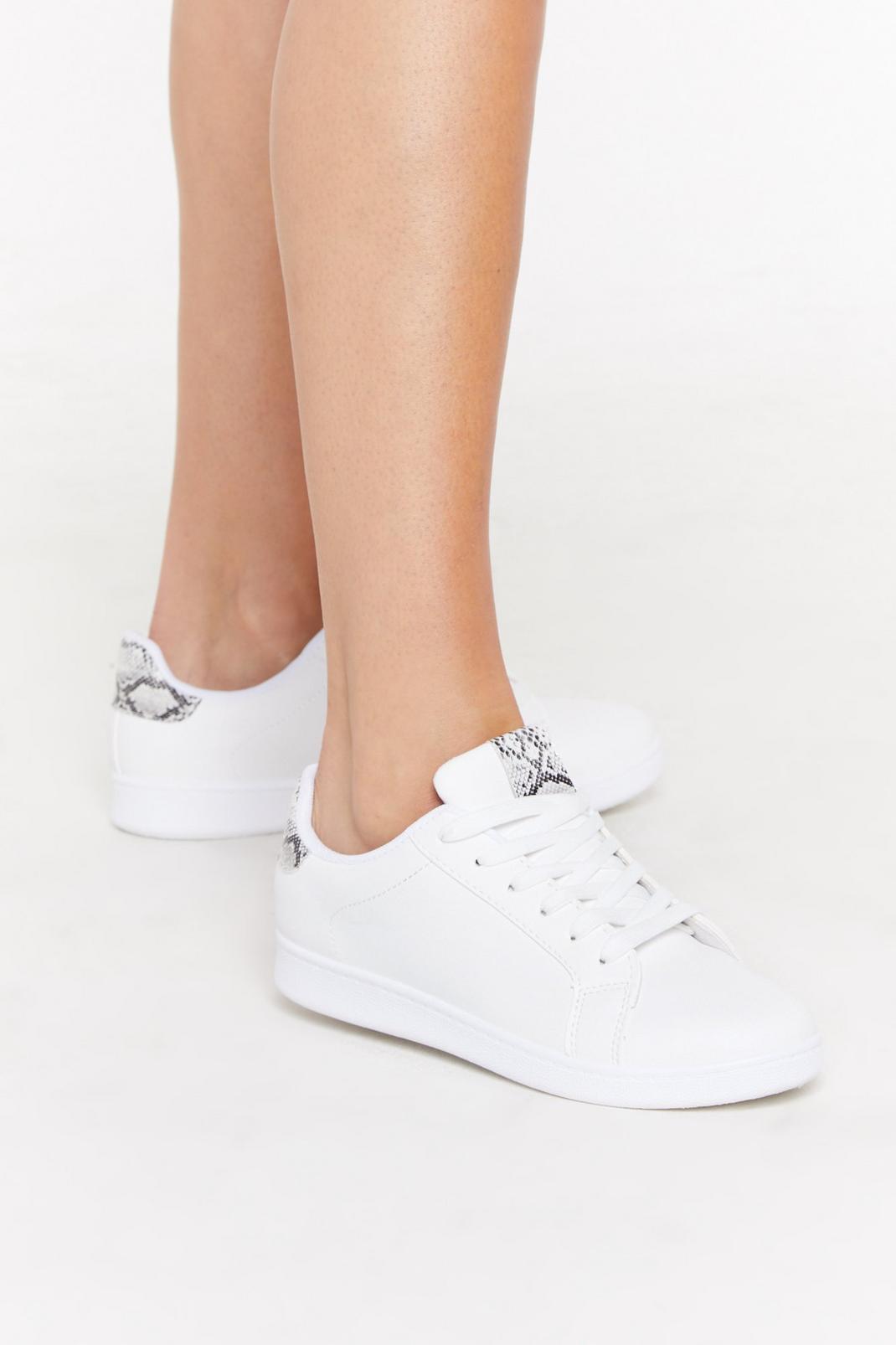 Nobody Wants Snake Love Lace-Up Sneakers image number 1