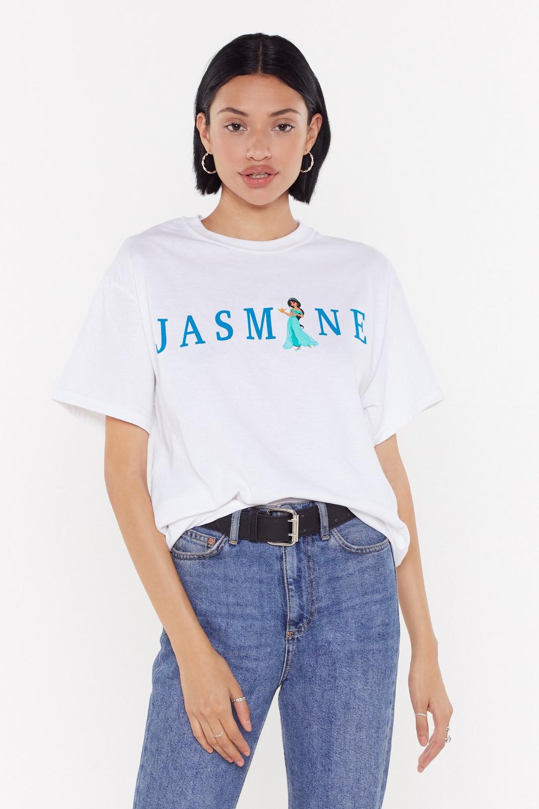 T-shirt à slogan et impression Princesse Jasmine image number 1