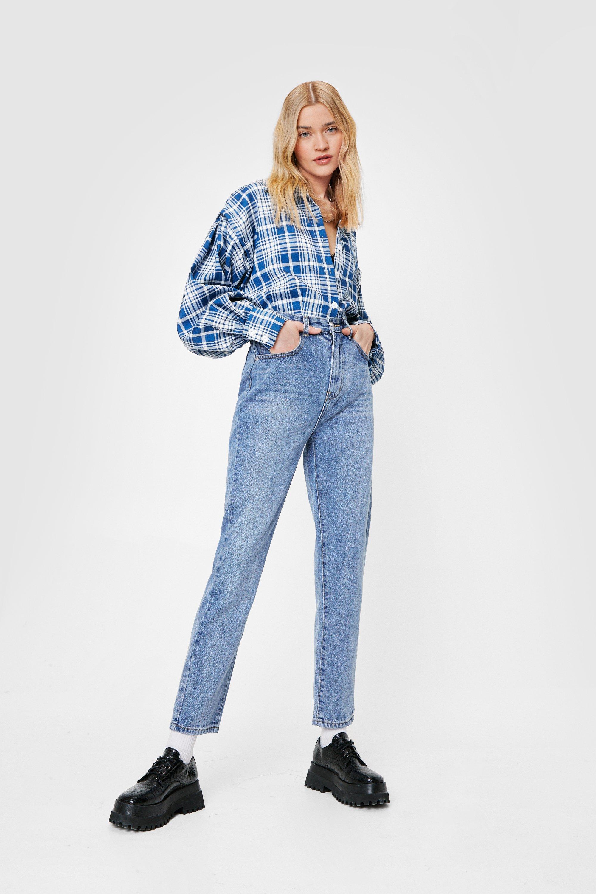 Straight Talking High-Waisted Jeans 