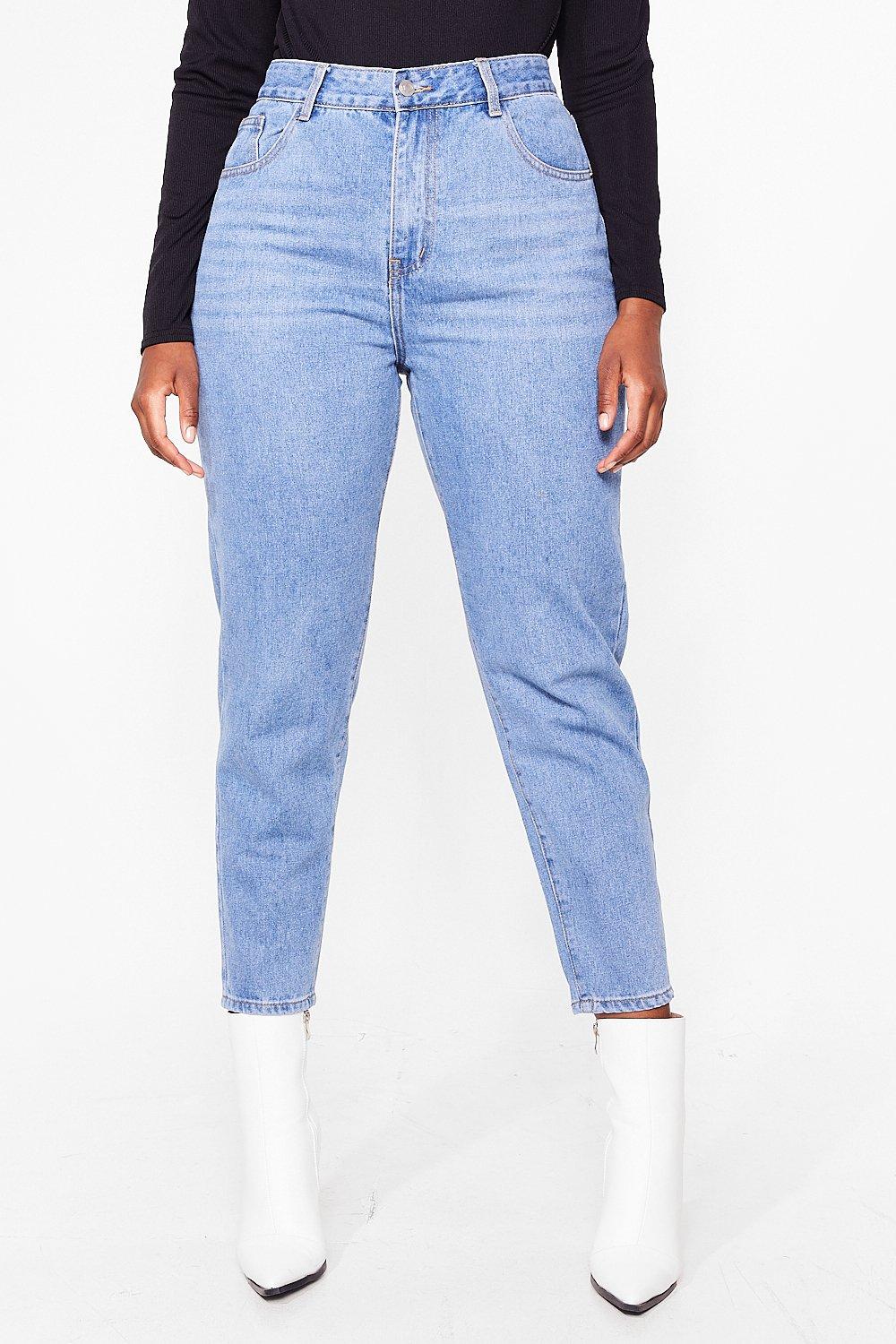 Plus Size Debbie High Waisted Mom Jeans