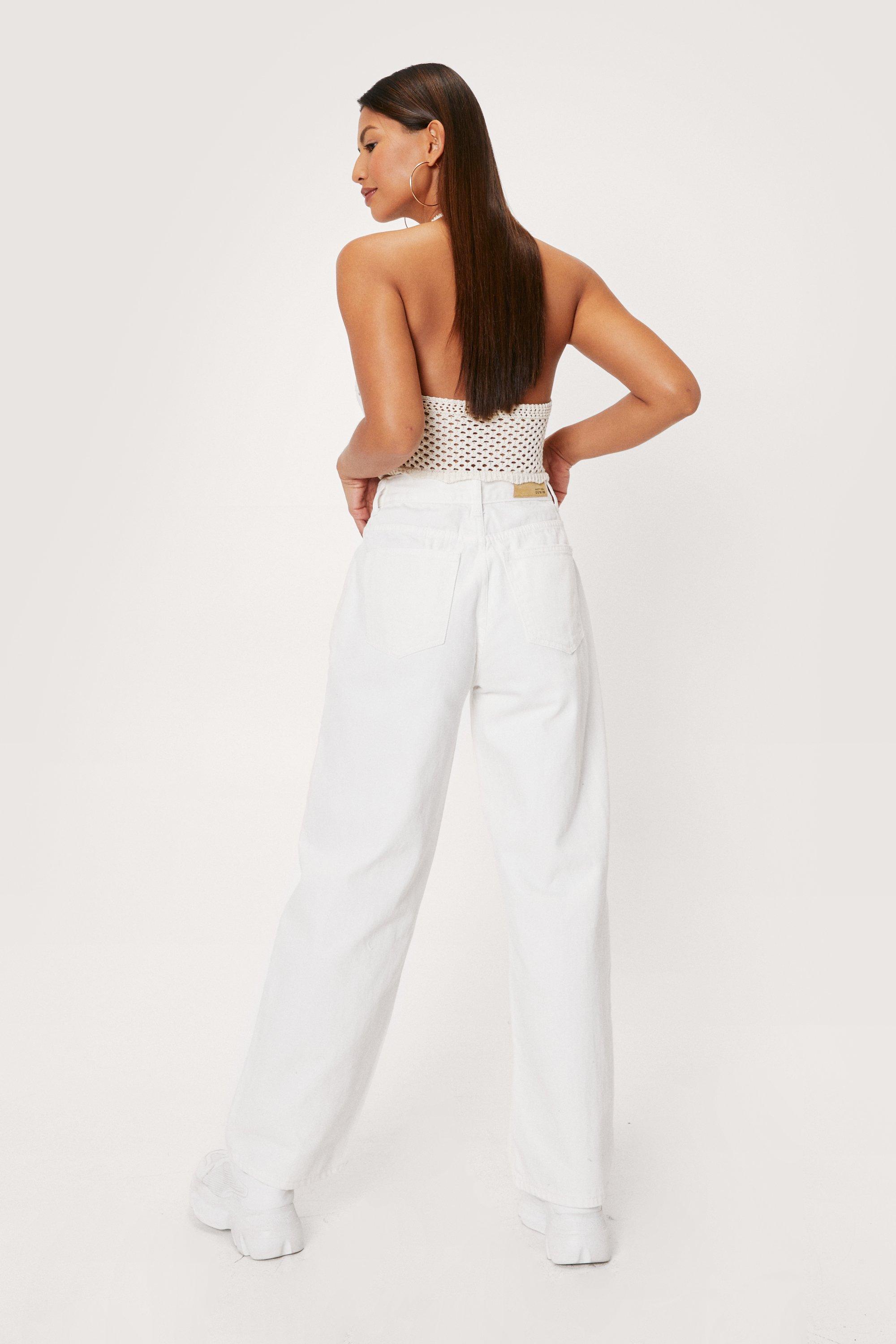 High Waisted Wide Leg Jeans