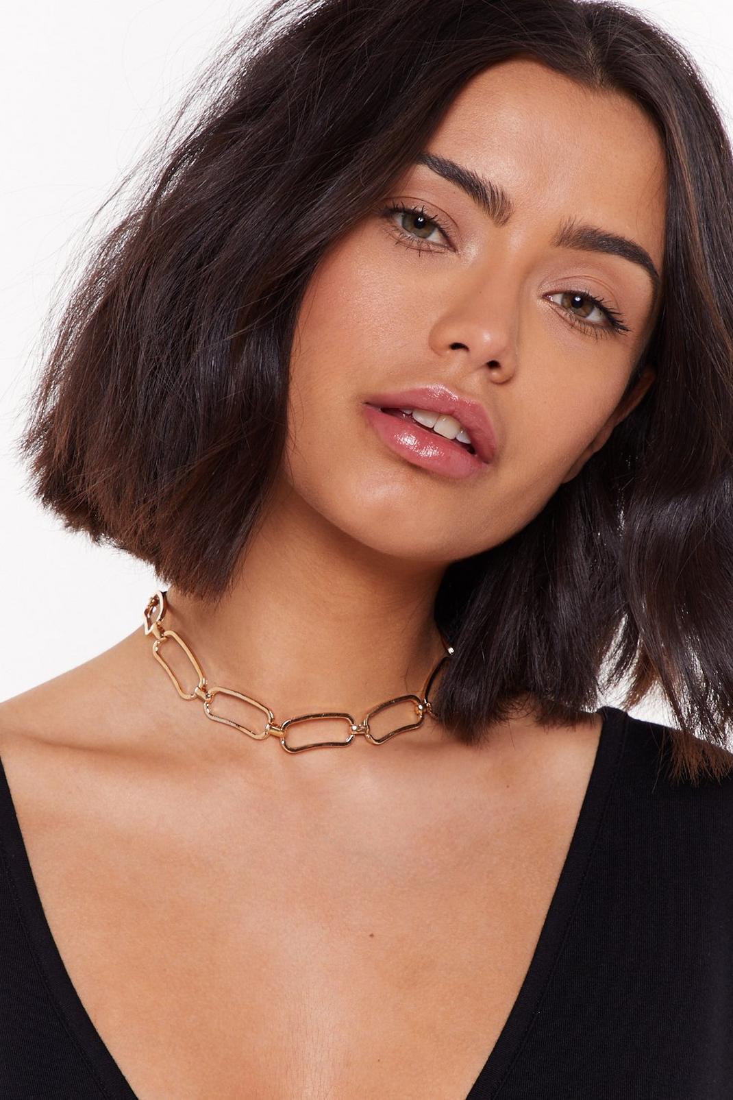 Say What You Link Chain Choker image number 1