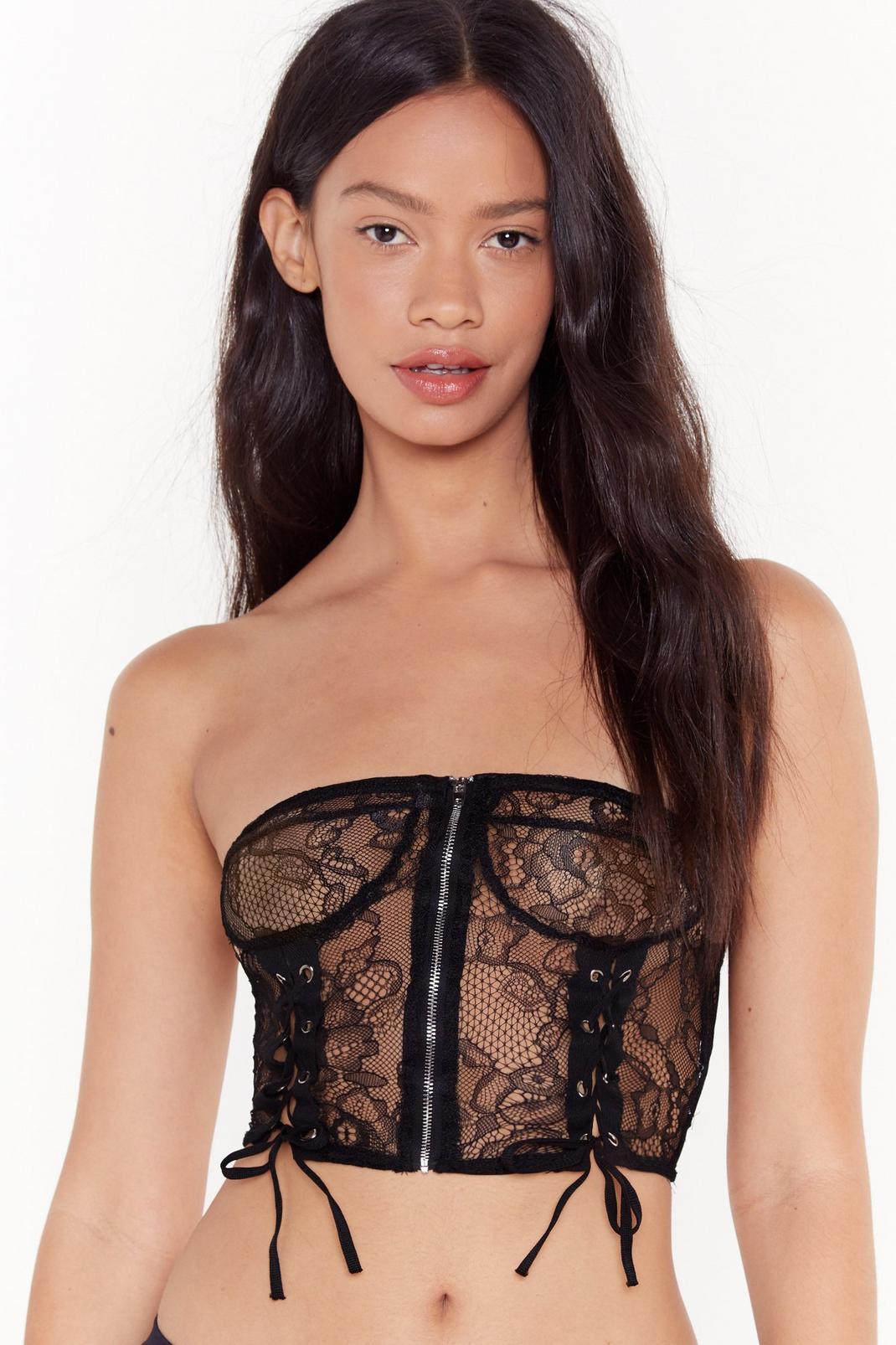 Take Me to Your Lace Bandeau Bralette image number 1