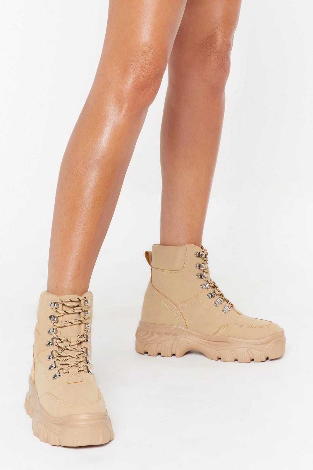 Step in the Right Direction Lace-Up Boots image number 1