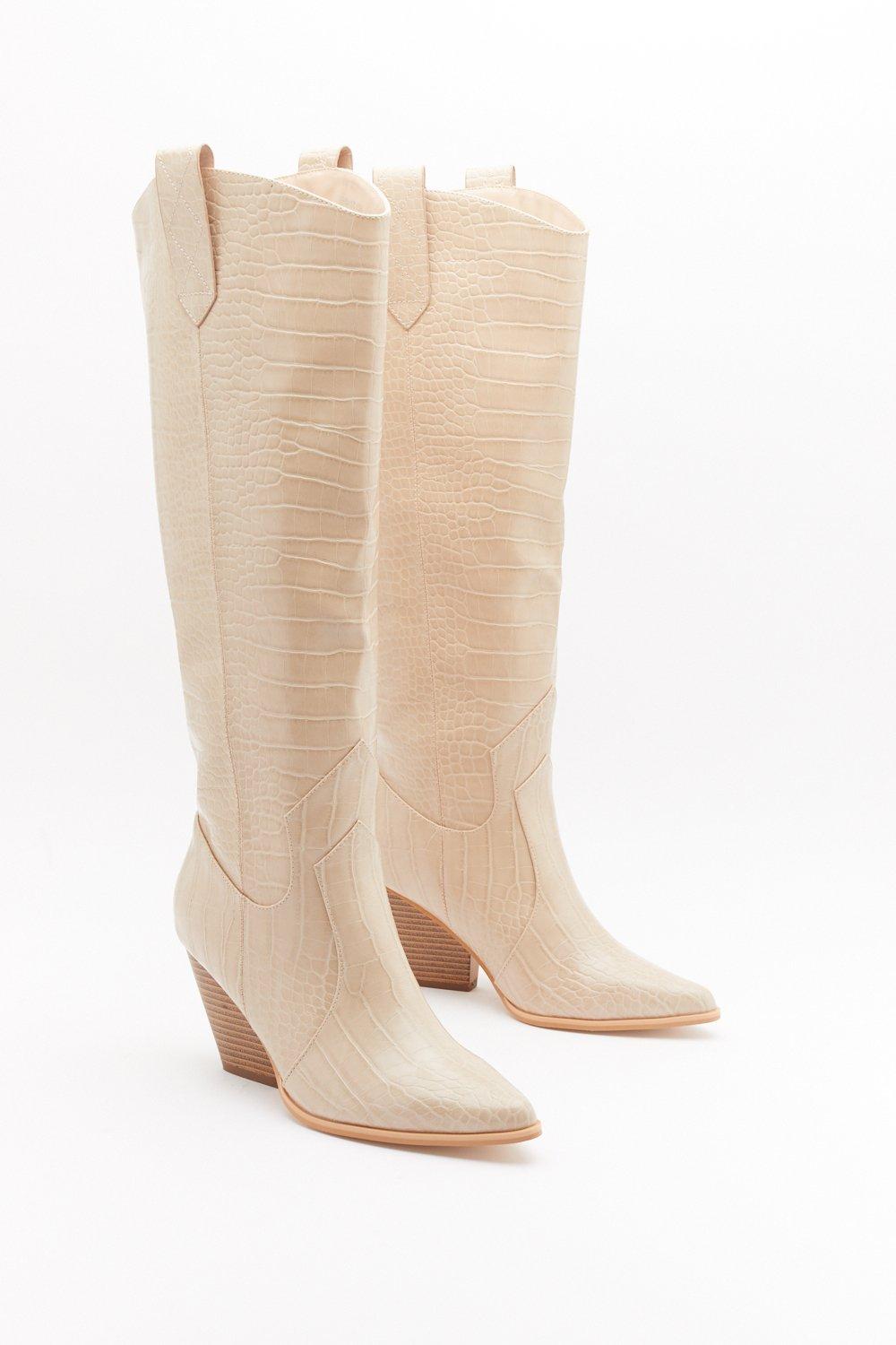 Nasty gal best sale croc boots