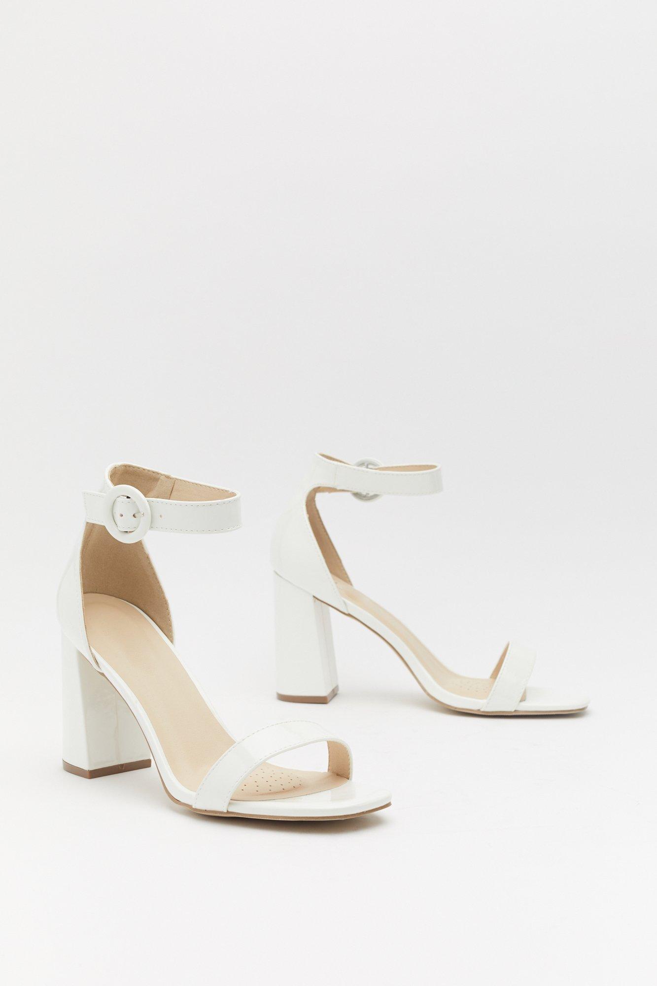 nasty gal white heels