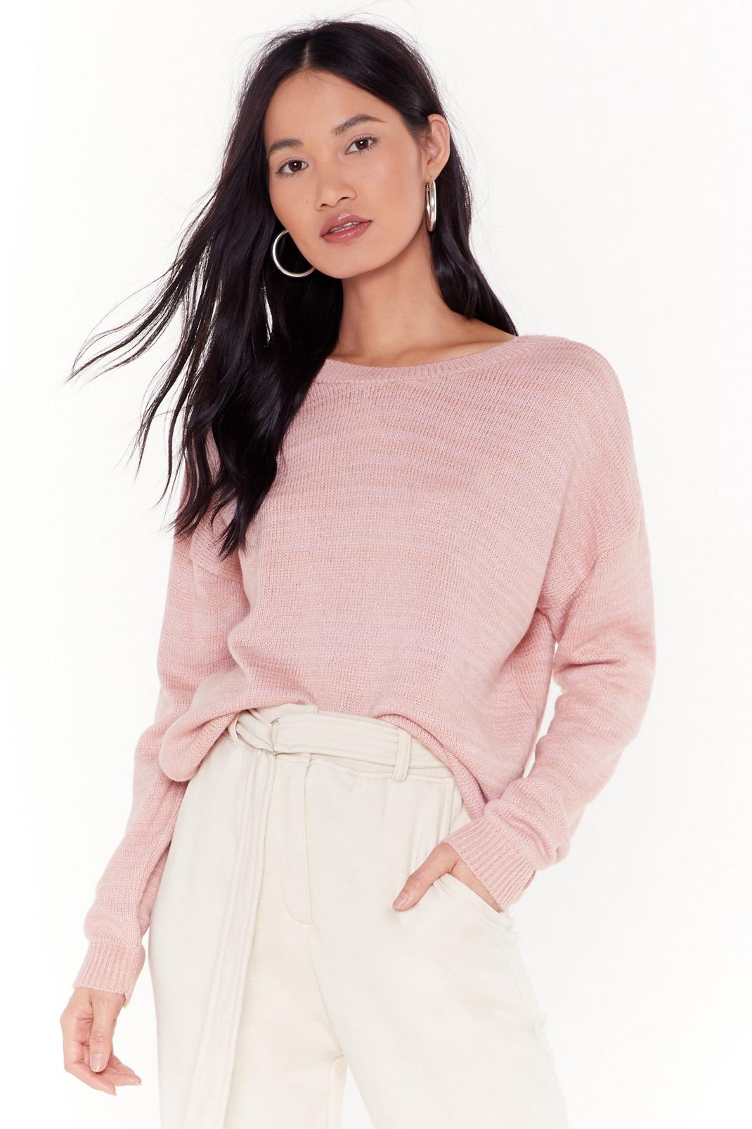 Give Knit Your Best Shot Relaxed Sweater image number 1
