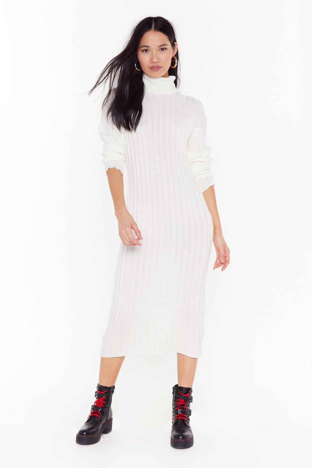 Take Knit to the Maxi Ribbed Dress image number 1