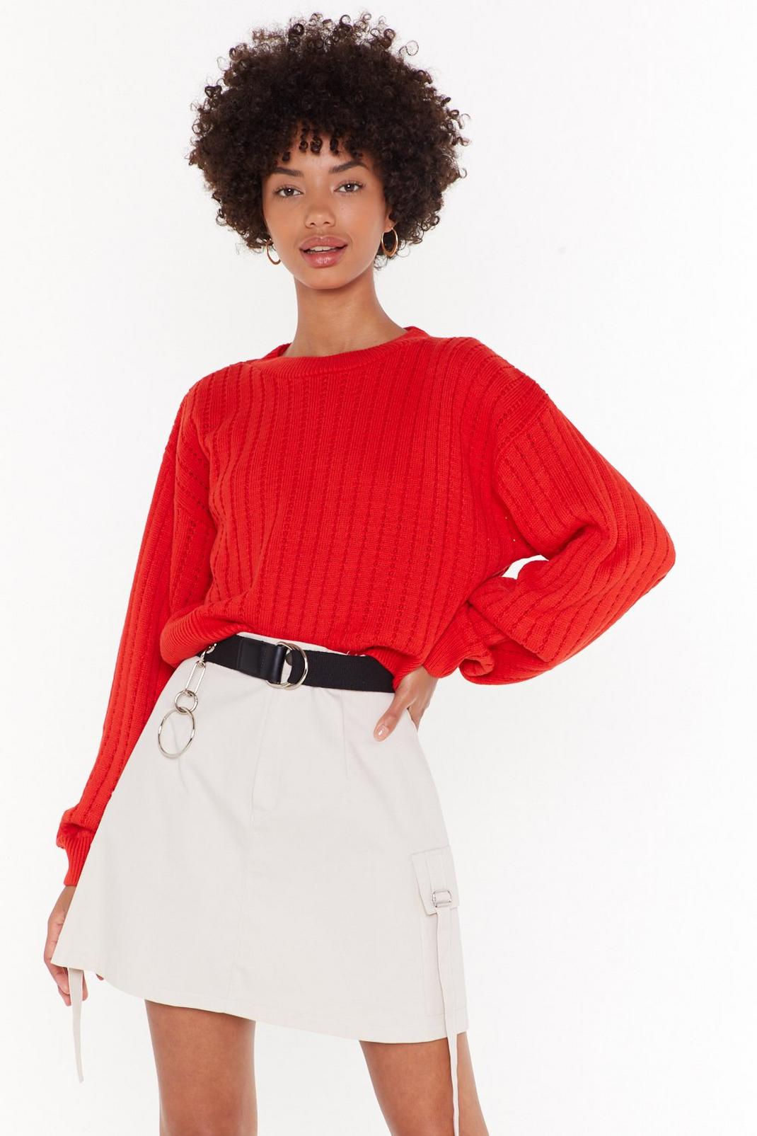 Get Knit Done Cropped Sweater image number 1