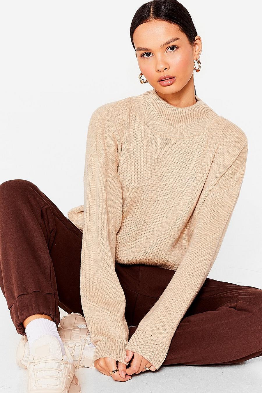 In Our Comfort Zone Relaxed Knit Sweater