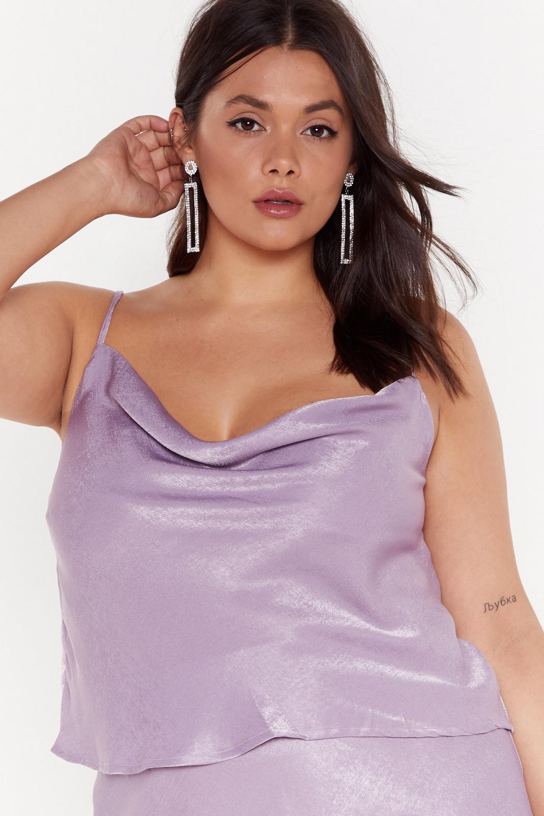 Touch My Body Satin Plus Cami Top image number 1