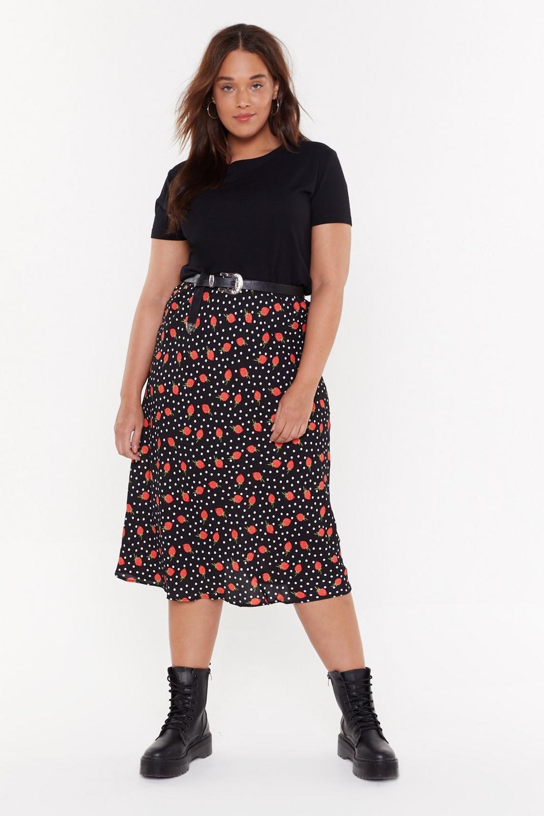 The Strawberry Last Minute Plus Midi Skirt image number 1
