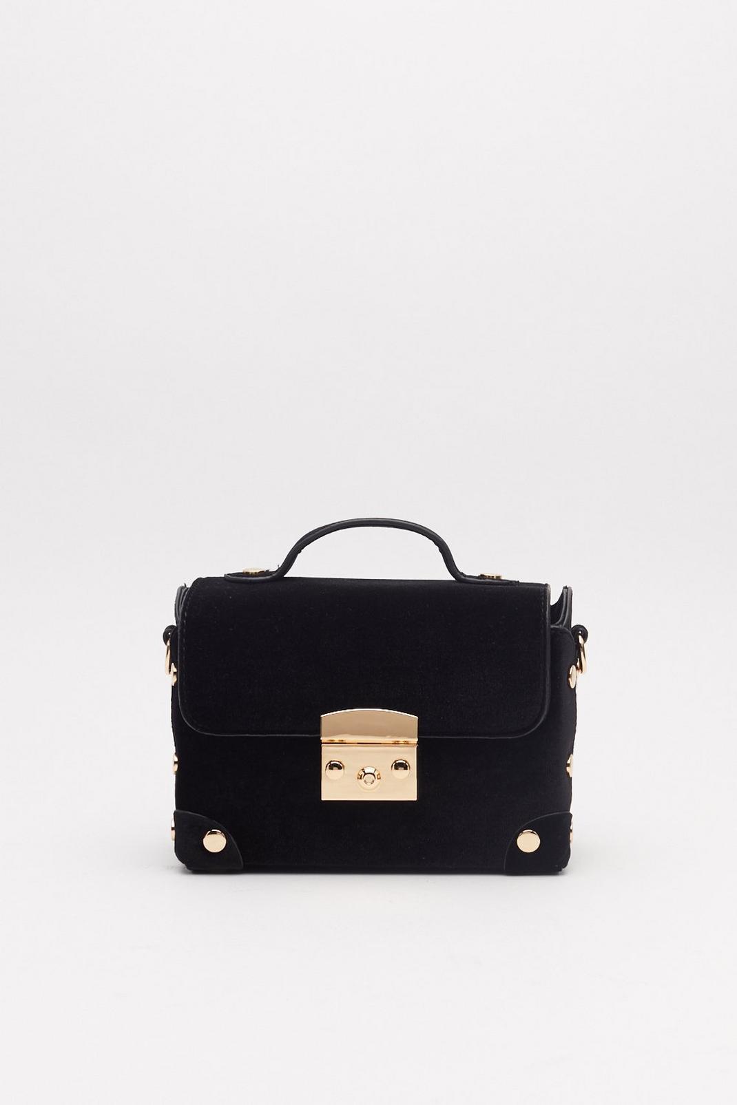 WANT Can't Fight This Feeling Velvet Crossbody Bag image number 1