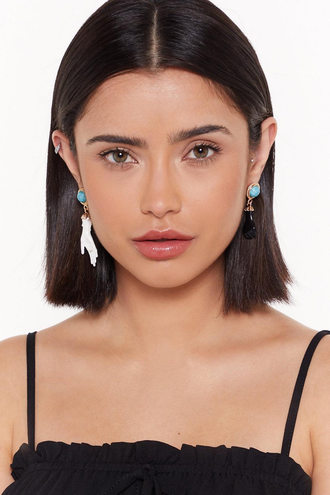 Lend a Helping Hand Drop Earrings image number 1