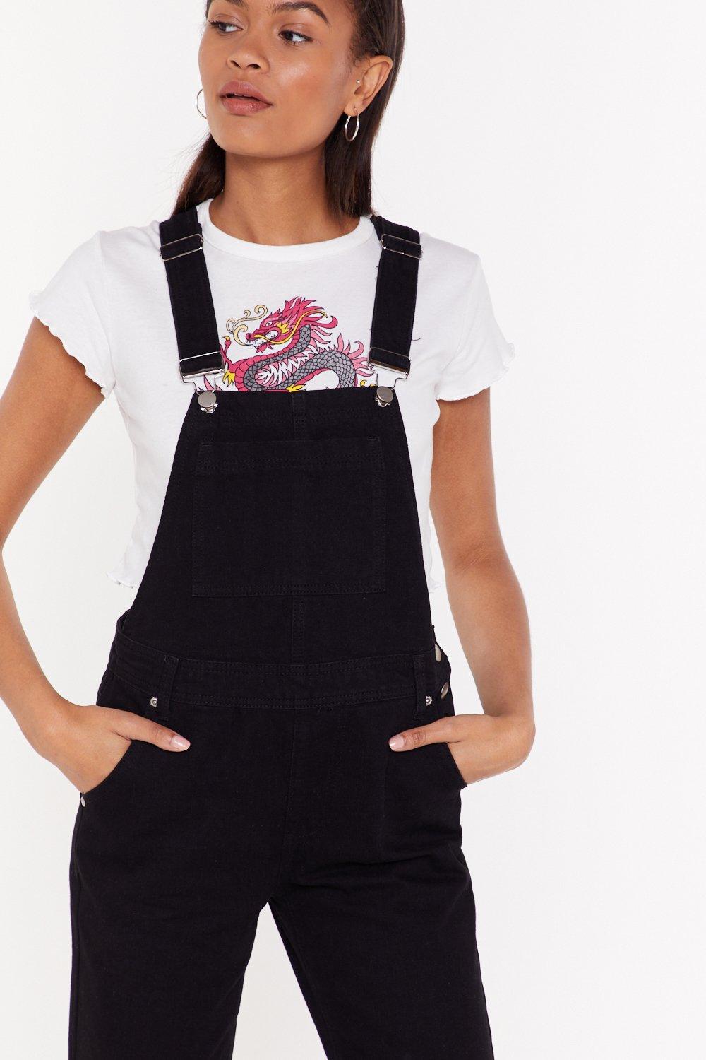 Boyfriend Denim Dungarees