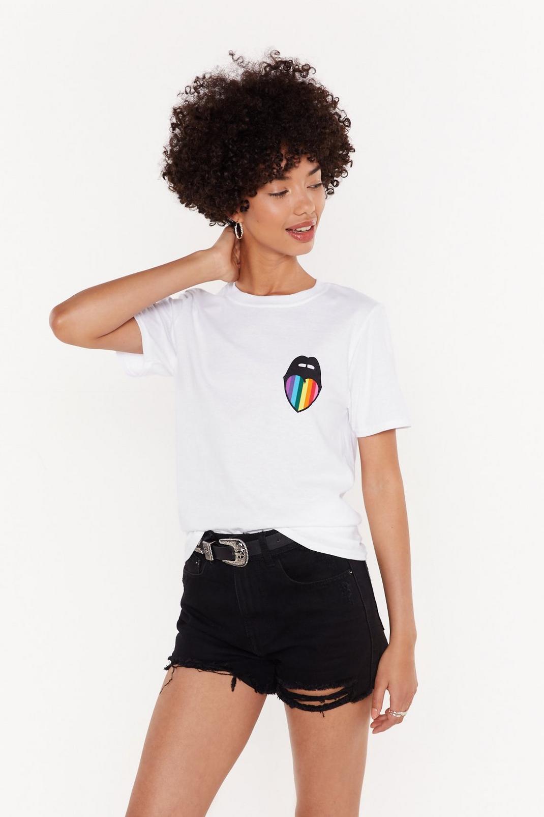 MS Nasty Rainbow Mouth Tee image number 1
