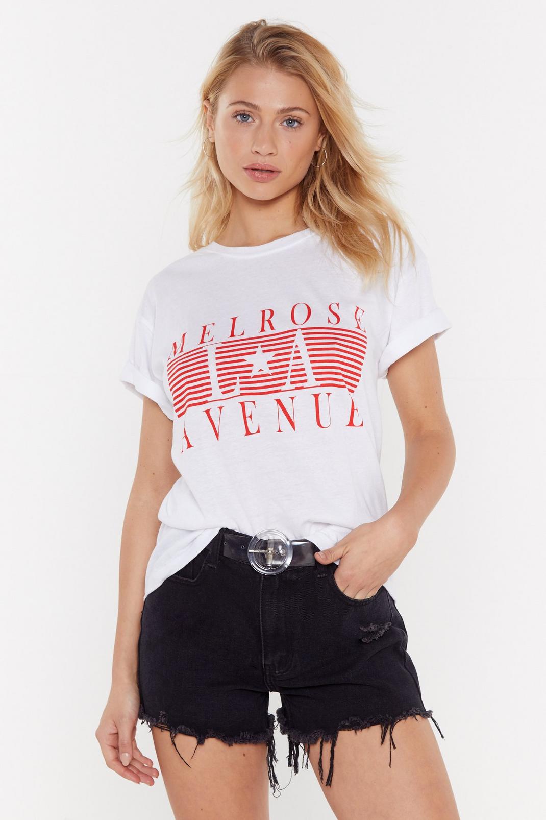 T-shirt à impressions Melrose Avenue image number 1