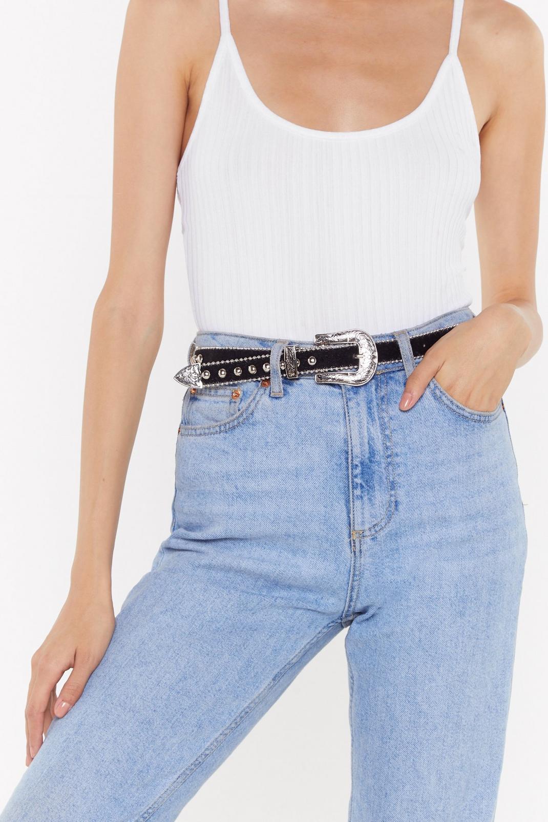 Woman on a Mission Western Studded Belt image number 1