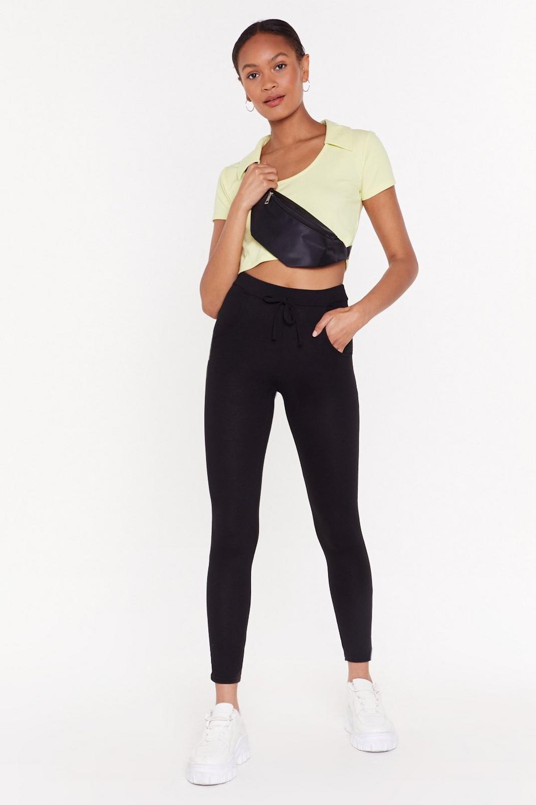 We Go High-Waisted Fitted Joggers image number 1