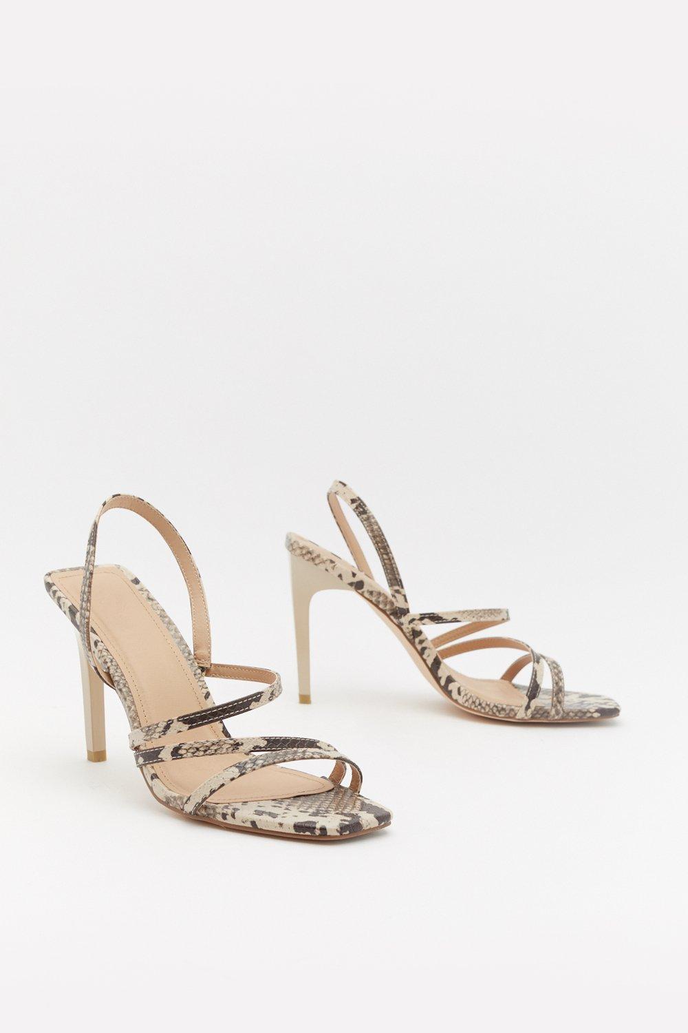 square toe sandal heels