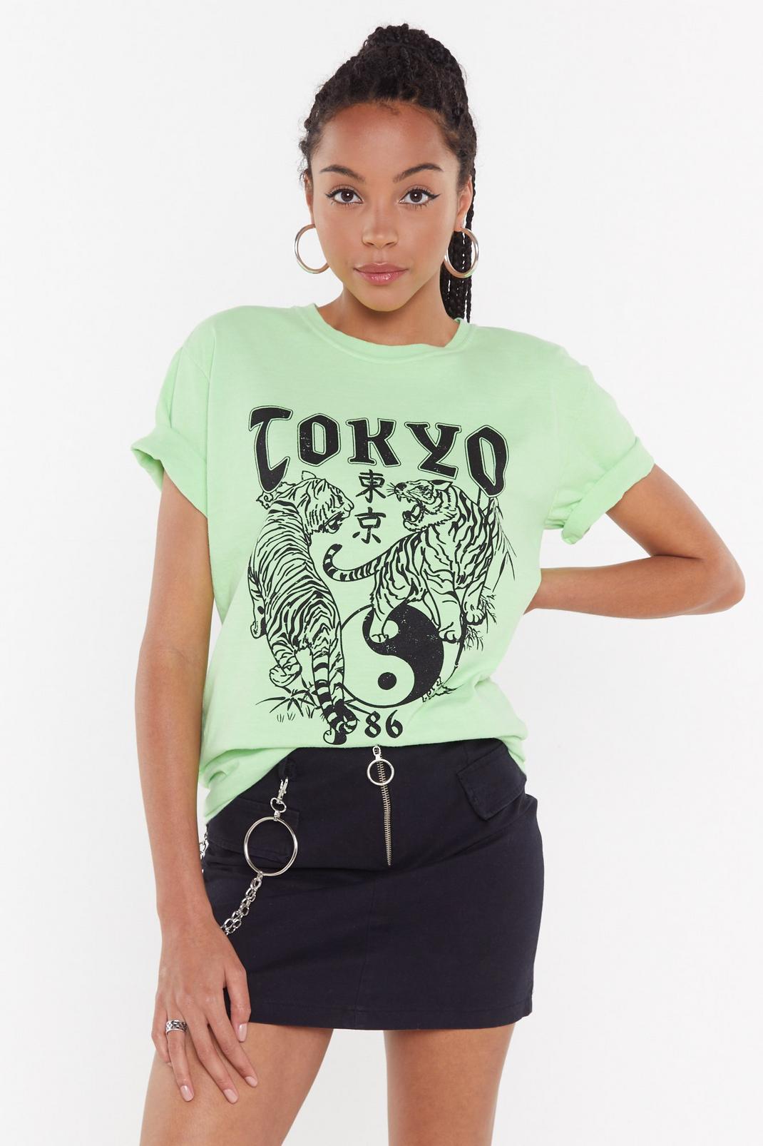 T-shirt à slogan et impressions Tokyo Girl image number 1