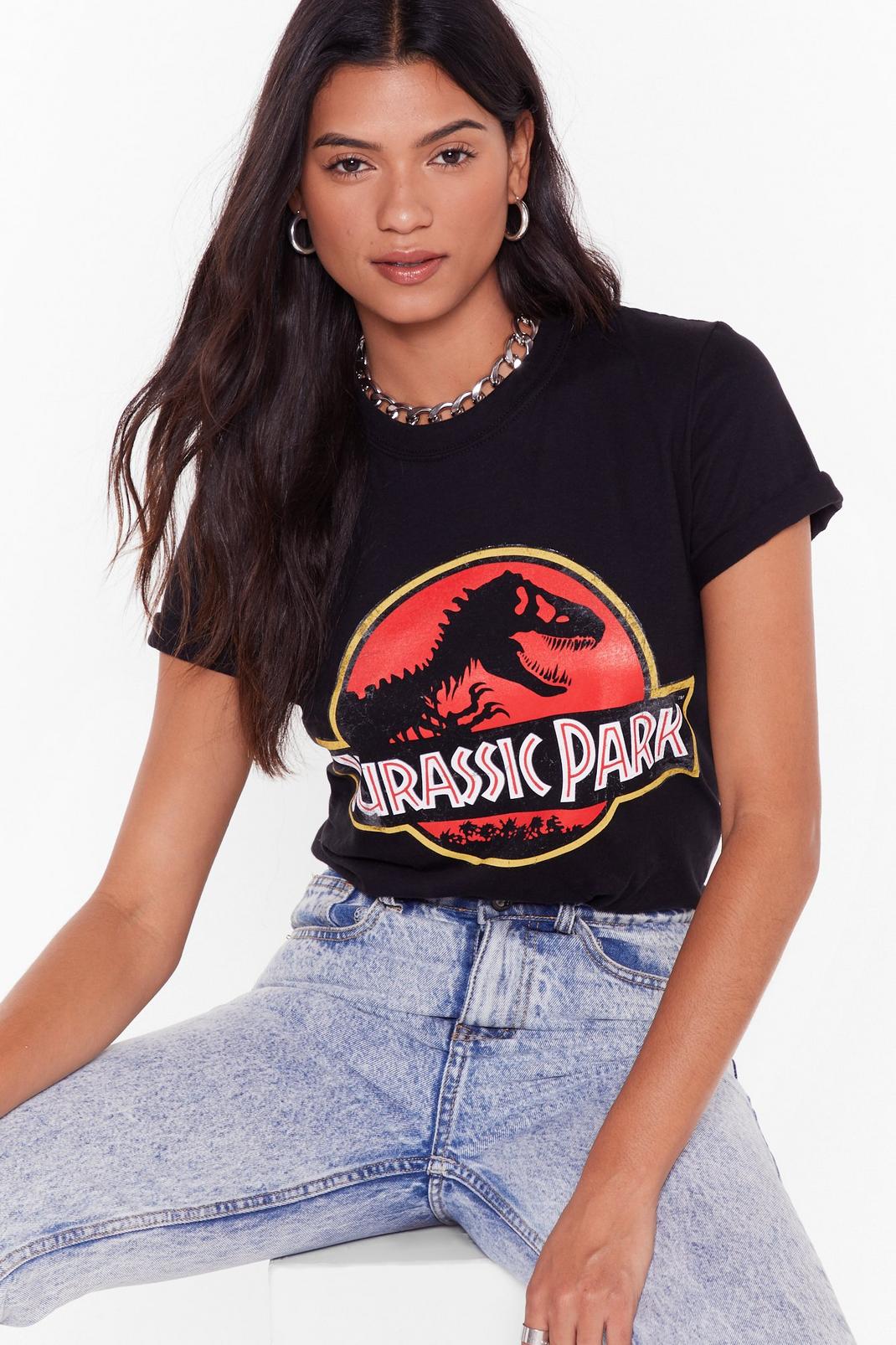 A Walk in the Jurassic Park Graphic Tee image number 1