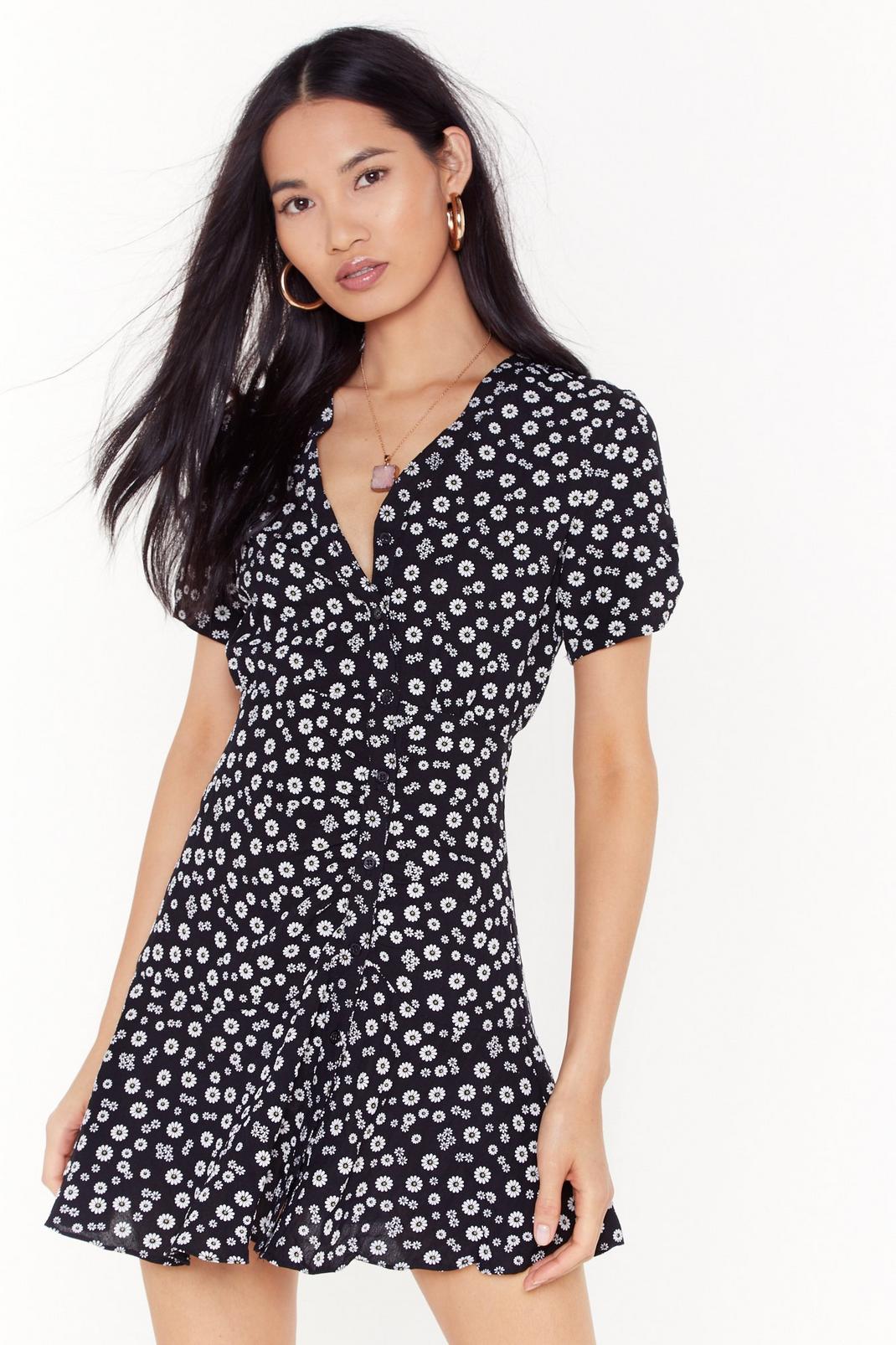 Daisy About You Puff Sleeve Mini Dress image number 1
