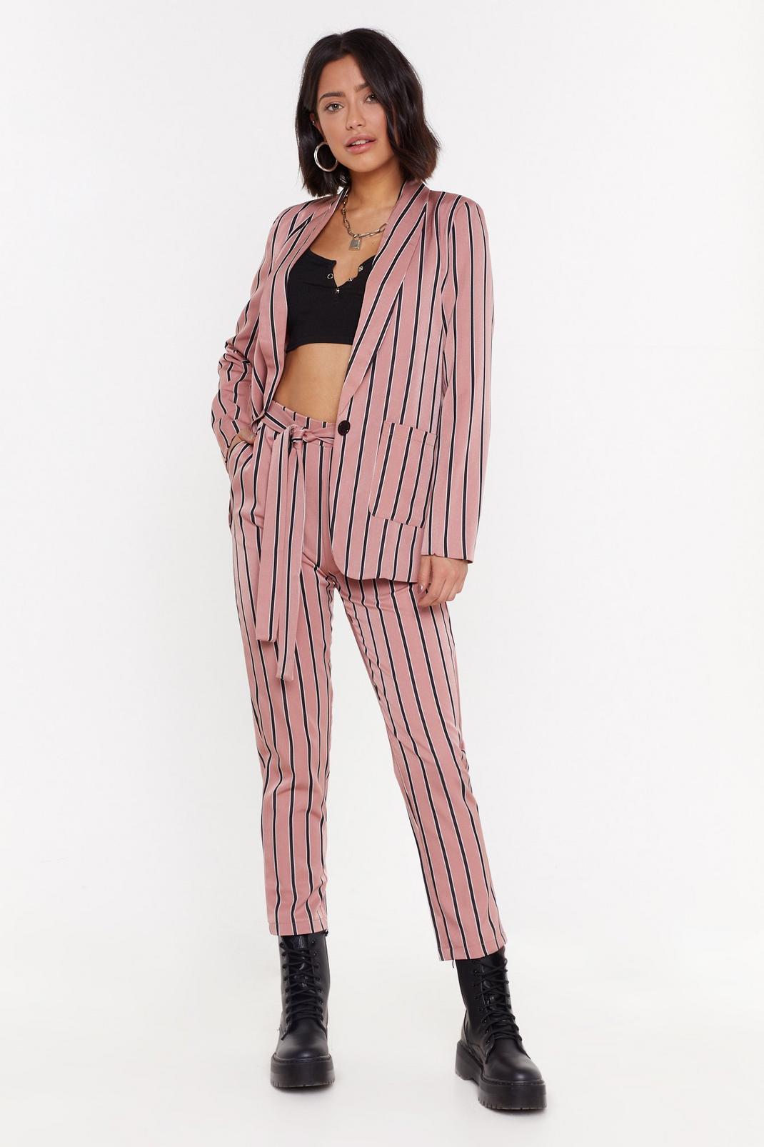 Don't Stop Striping Tailored Pants image number 1