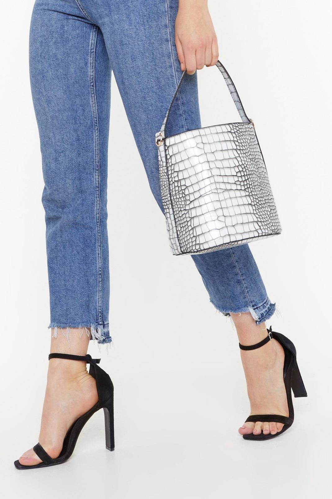 WANT Croc What You Know Faux Leather Bucket Bag image number 1
