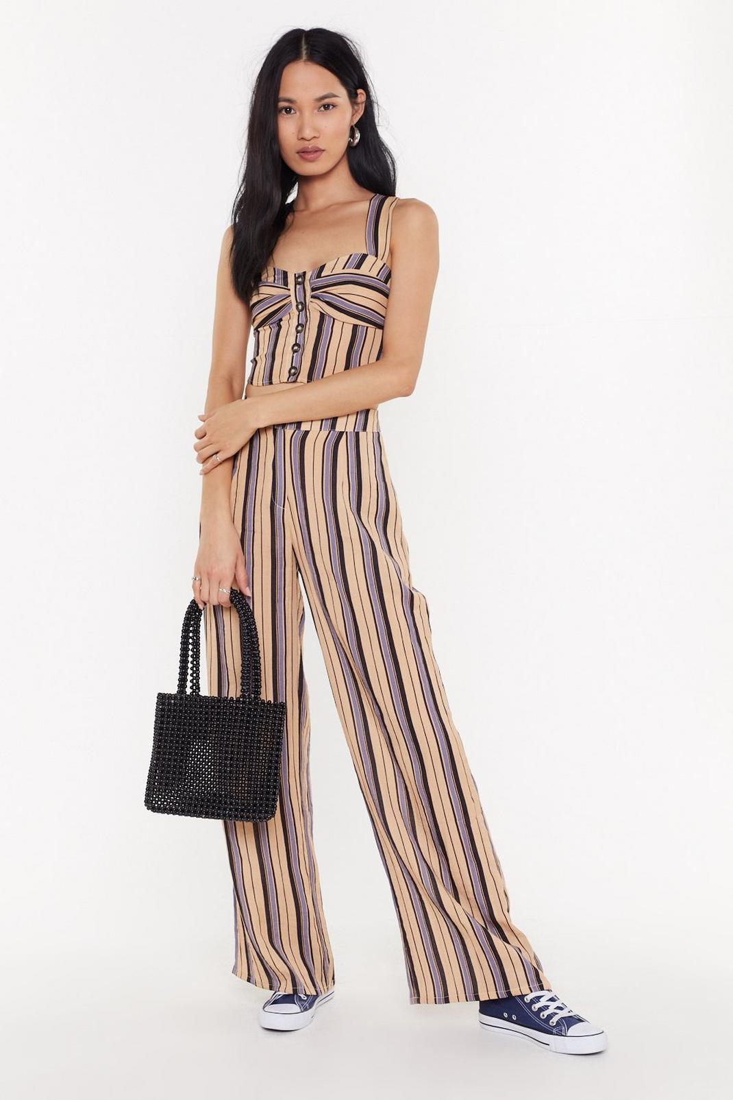 All the Stripe Reasons Wide-Leg Pants image number 1