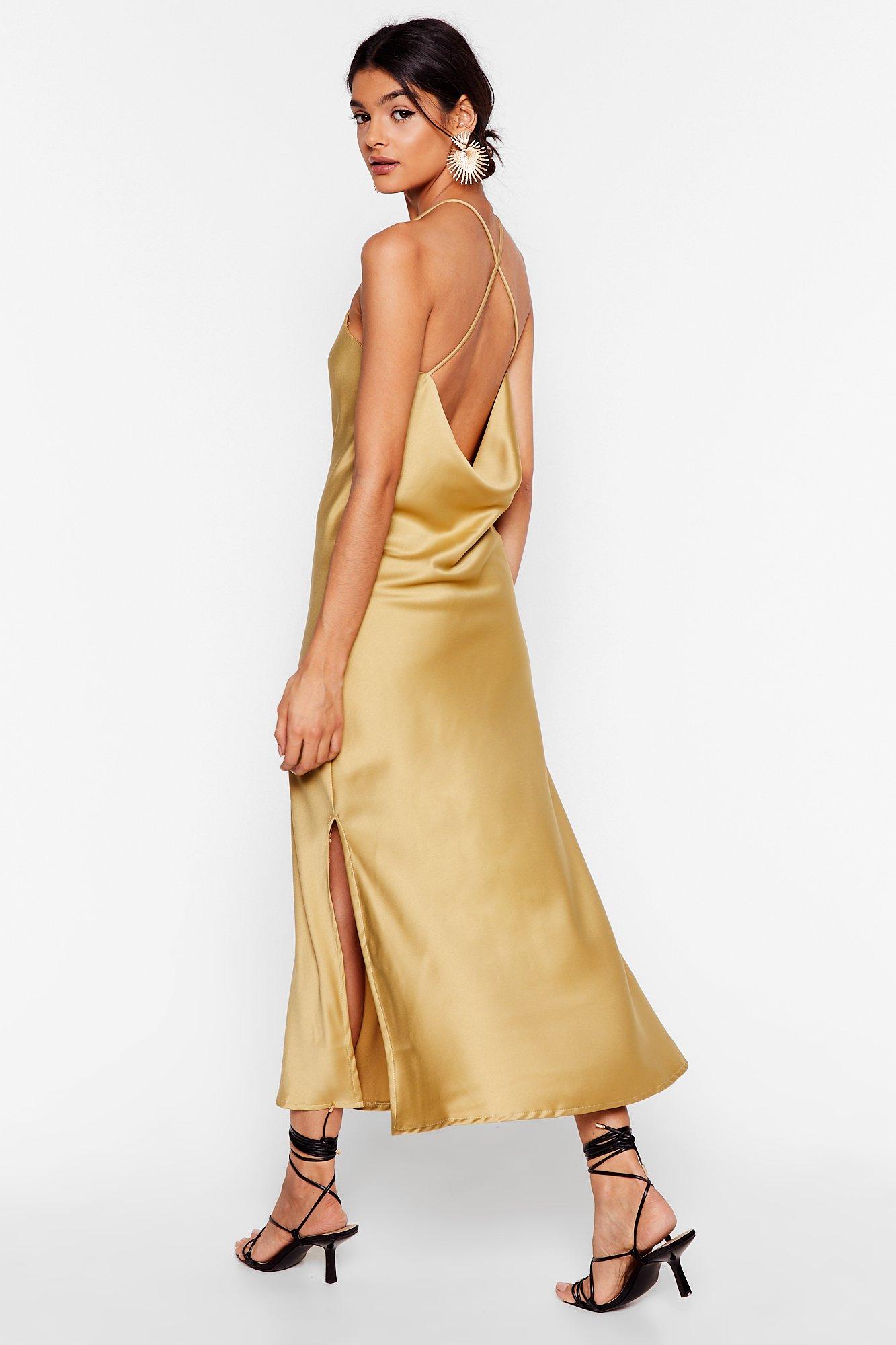 nasty gal slip dress