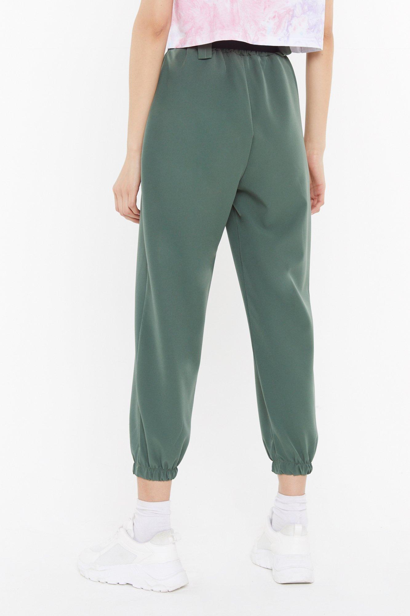 Driver's Seat Belted Jogger Pants